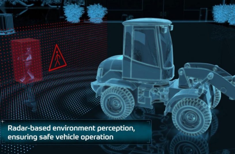 Radar-based environment perception, ensuring safe vehicle operation<br>IMAGE SOURCE: ZF Friedrichshafen AG
