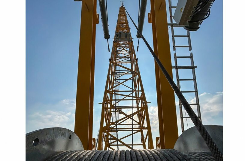 Manitowoc announces largest Potain luffing jib crane at bauma 2025<br>IMAGE SOURCE: Manitowoc