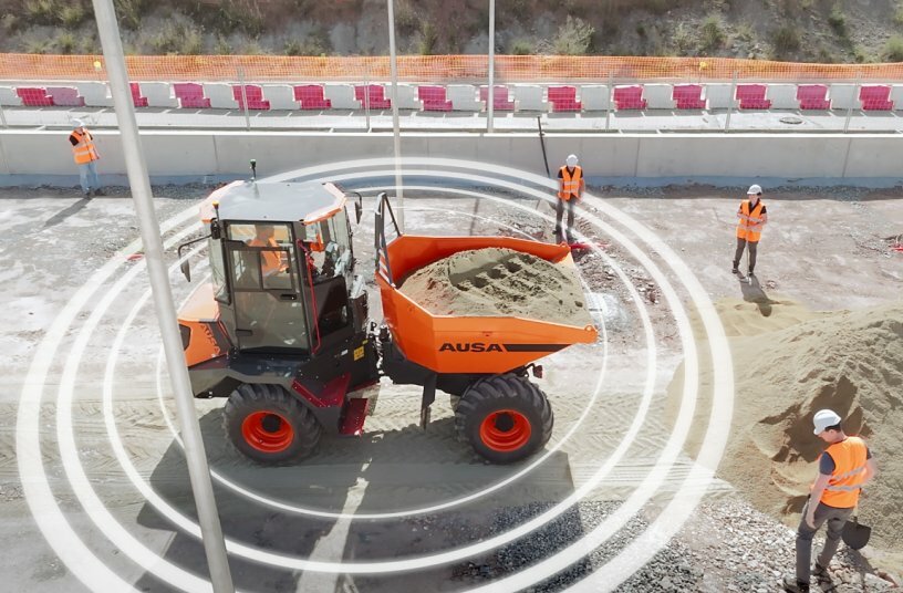 AUSA Launches New 9-Tonne Reversible Dumper Featuring AI-Assisted Safety System<br>IMAGE SOURCE: AUSA