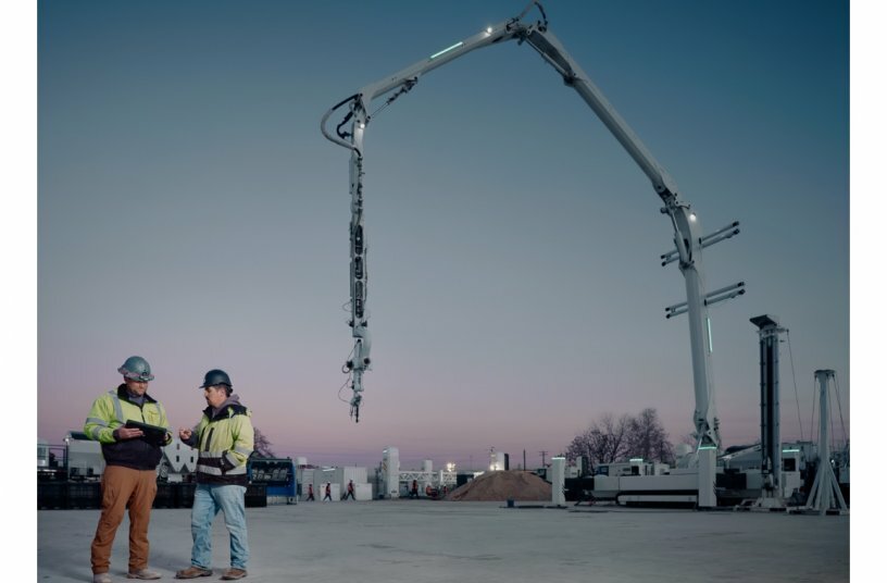 PALFINGER steuert präzisionsgefertigte Hebelösungen, modulare Systemplattformen und umfassende Expertise im Bereich Robotik zum 3D-Druck-Ökosystem von ICON bei.<br>BILDQUELLE: PALFINGER
