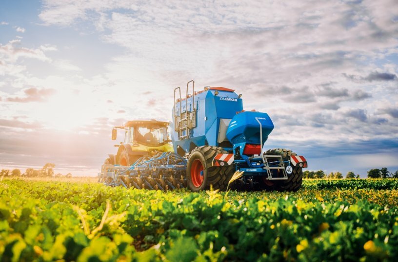 The LEMKEN Solitair NT has been specially designed for conservation tillage systems.<br>IMAGE SOURCE: LEMKEN GmbH & Co. KG