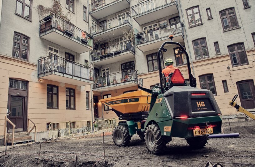 HG unveils the all-electric 2-ton dumper at bauma 2025<br>IMAGE SOURCE: HG Machines