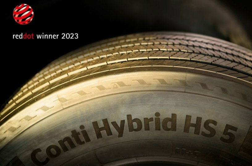 Red Dot Award 2023 in der Kategorie Produktdesign: für diese Vertreter der Conti Hybrid-Reifenfamilie der Reifengeneration 5.<br>BILDQUELLE: Continental Reifen Deutschland GmbH