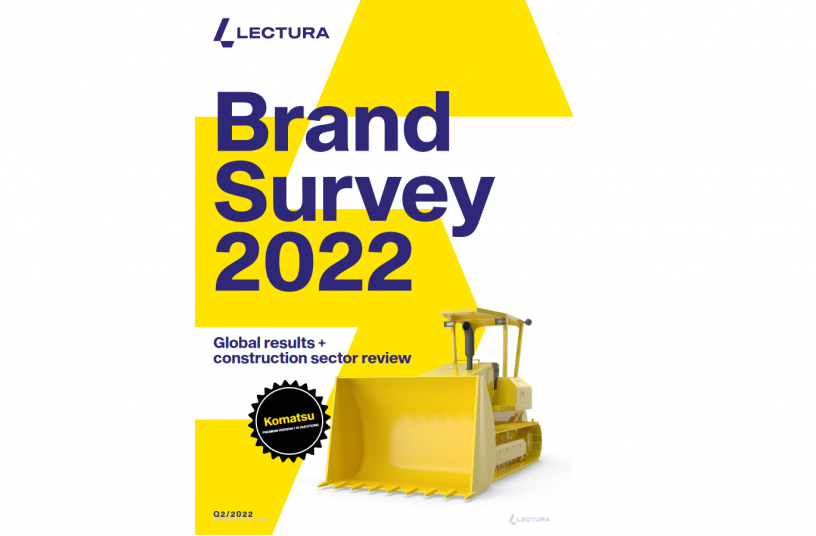 BrandSurvey 2022: Komatsu<br>IMAGE SOURCE: LECTURA Verlag GmbH