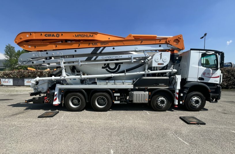 CIFA präsentiert die neue Magnum MK35H mit Karbonmast auf der Bauma 2025<br>BILDQUELLE: CIFA