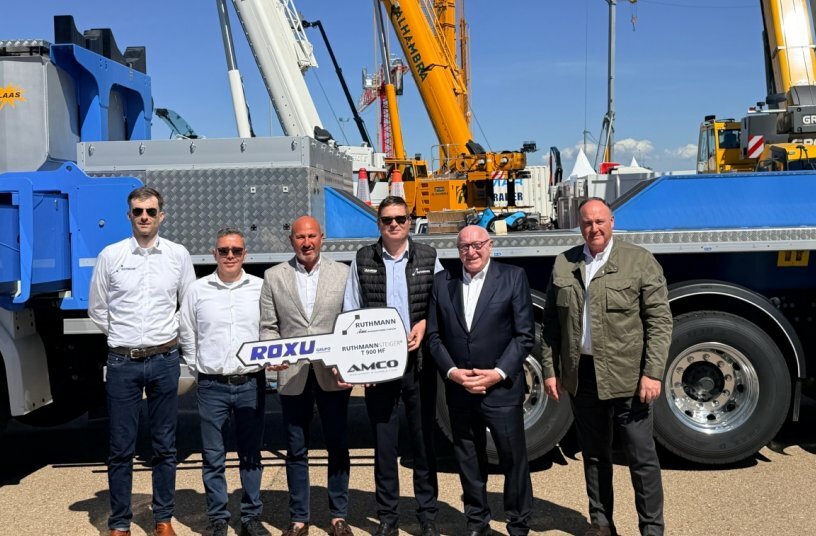 GRUPO ROXU takes delivery of its third RUTHMANN STEIGER® T 900 HF at SMOPYC 2026<br>IMAGE SOURCE: RUTHMANN Holdings GmbH