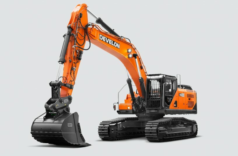DX400HD-9 crawler excavator<br>IMAGE SOURCE: Develon