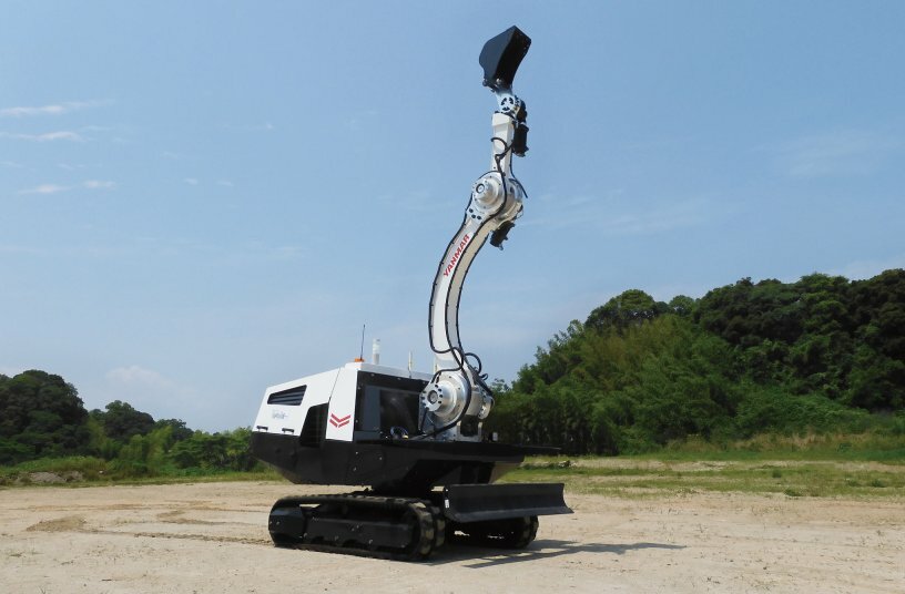 Next-Gen work machine prototype with Force Control Technology.<br>IMAGE SOURCE: Yanmar Holdings Co., Ltd.