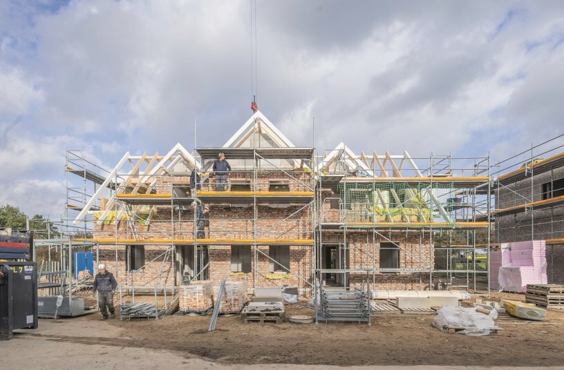 Visitors to the PERI exhibition hall at bauma 2025 will be able to experience numerous innovations that will make residential construction more efficient and sustainable in the future.<br>IMAGE SOURCE: PERI SE
