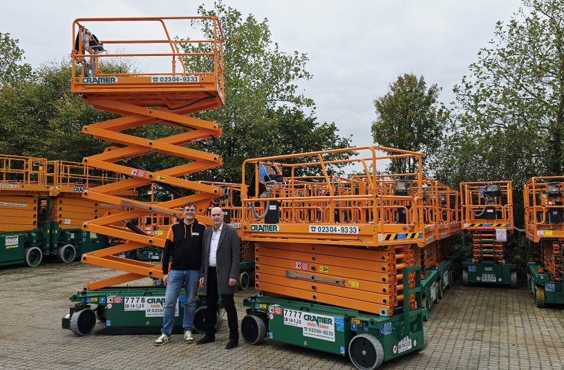 Cramer Arbeitsbühnen expands rental fleet with 22 new scissor lifts from IMER Access<br>IMAGE SOURCE: IMER Access