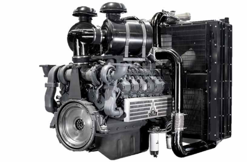 DEUTZ presented its new 24-liter engine for the first time, specifically designed for installation in power generation units.<br>IMAGE SOURCE: DEUTZ AG