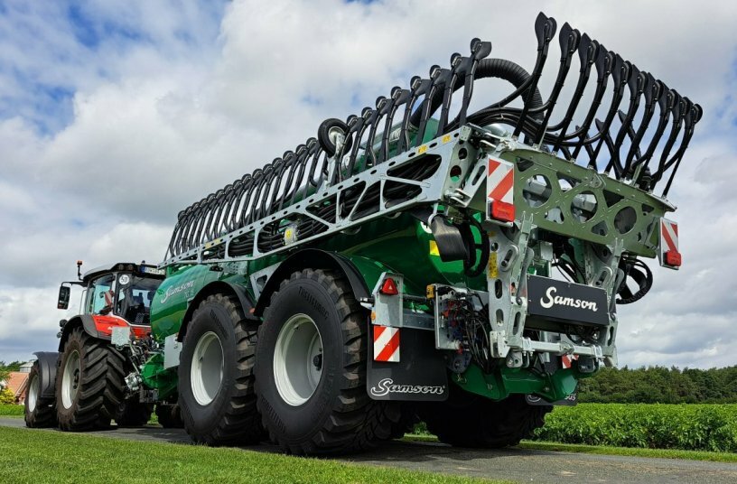 SAMSON AGRO expands implement portfolio with new trailing shoe booms developed in collaboration with Vogelsang