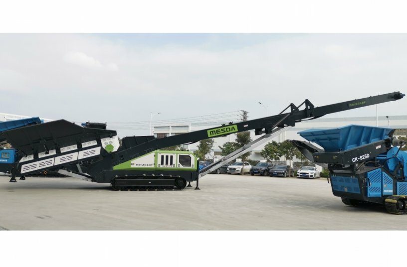 Mit kompakten Transportabmessungen von rund 12 x 2,5 x 3 Metern und einem Gewicht von 22 bis 26 Tonnen ist der B210F einfach zu transportieren.<br>BILDQUELLE: MESDA Deutschland GmbH & Co. KG