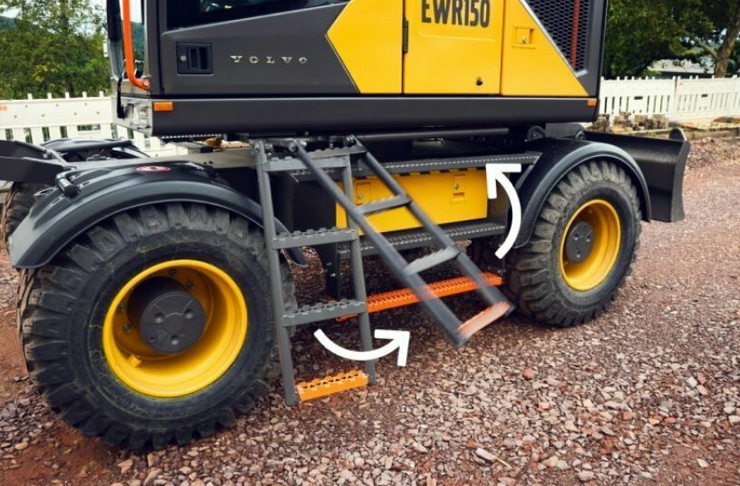 Swing into action - Volvo Construction Equipment unveil their new generation EWR150 and EWR170 short swing wheeled excavators<br>IMAGE SOURCE: Volvo Construction Equipment Germany GmbH