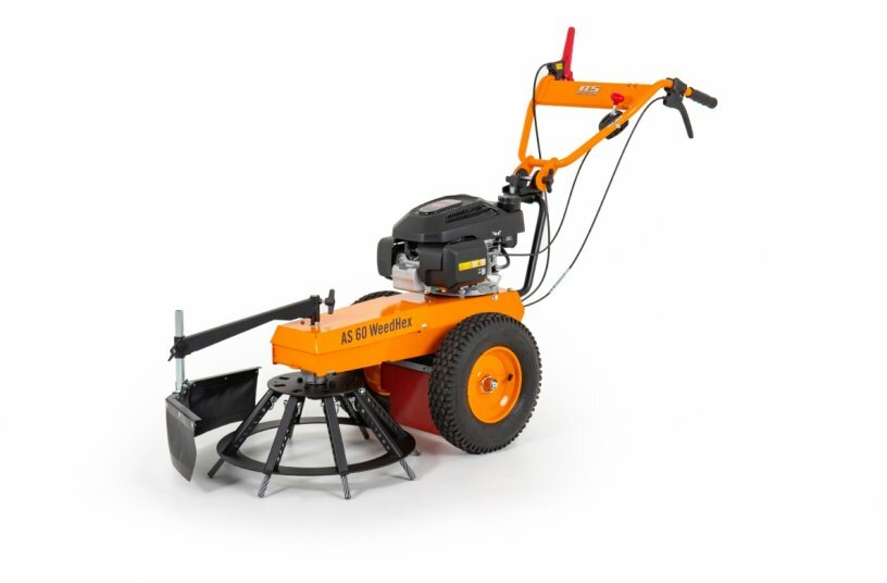 The new AS 60 WeedHex weed brush from AS-Motor is suitable for cleaning large areas as well as for use on confined and uneven surfaces.<br>IMAGE SOURCE: AriensCo GmbH; AS-Motor GmbH