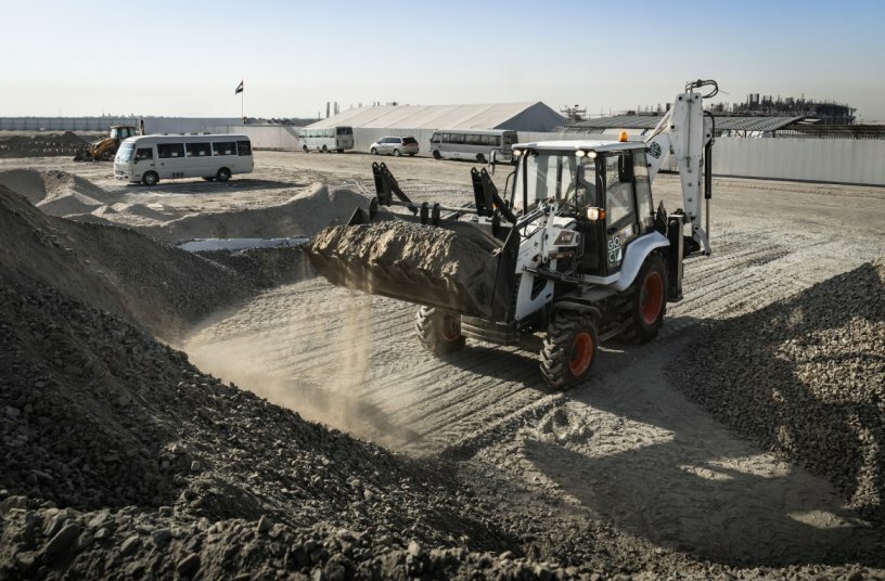 Bobcat Brings AutoShift and Comfort Upgrades to B730 M-Series Backhoe Loader<br>IMAGE SOURCE: Bobcat