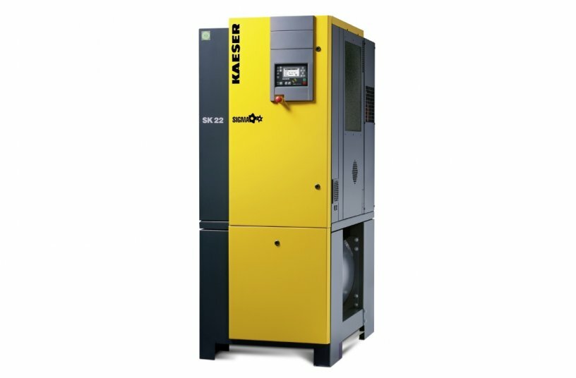 Covering flow rates from 0.26 to 2.7 m³/min, Kaeser’s Aircenter series models provide dependable and efficient compressed air production, treatment and storage within a single compact unit (Aircenter 22 shown in image).<br>IMAGE SOURCE: KAESER KOMPRESSOREN SE