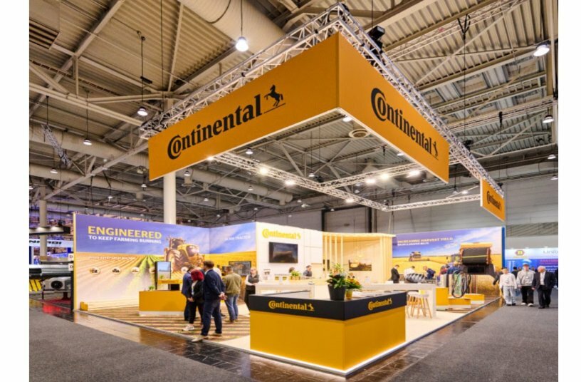 Agritechnica 2025: Continental-Messeauftritt in Hannover (Halle 3, Stand D05).<br>BILDQUELLE: Continental