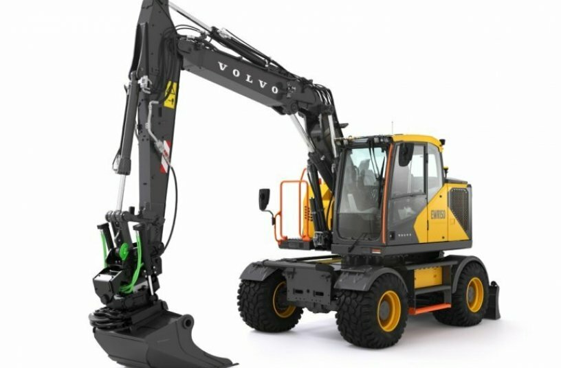 Swing into action - Volvo Construction Equipment unveil their new generation EWR150 and EWR170 short swing wheeled excavators<br>IMAGE SOURCE: Volvo Construction Equipment Germany GmbH