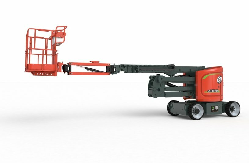 Sinoboom’s narrow articulating boom lifts optimized for rental deployment<br>IMAGE SOURCE: Sinoboom