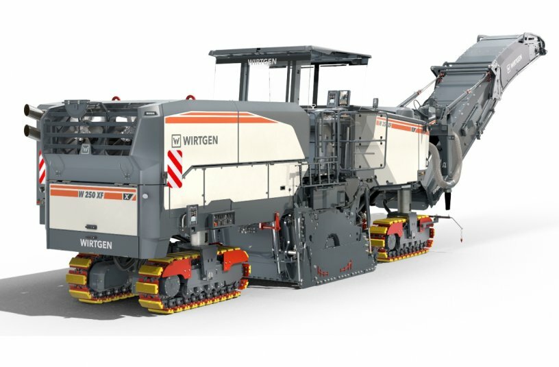 The Wirtgen W 250 XF offers maximum milling performance and low emissions at milling widths of up to 3.8 m (12 ft 6 in).<br>IMAGE SOURCE: WIRTGEN GROUP
