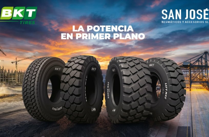 BKT brings its cutting-edge tires for extreme applications to SMOPYC 2026<br>IMAGE SOURCE: BKT