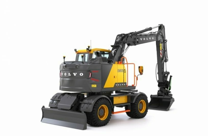 Swing into action - Volvo Construction Equipment unveil their new generation EWR150 and EWR170 short swing wheeled excavators<br>IMAGE SOURCE: Volvo Construction Equipment Germany GmbH