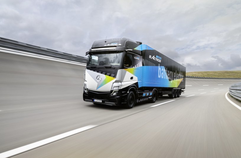 Mercedes-Benz eActros LongHaul<br>BILDQUELLE: Daimler Truck AG