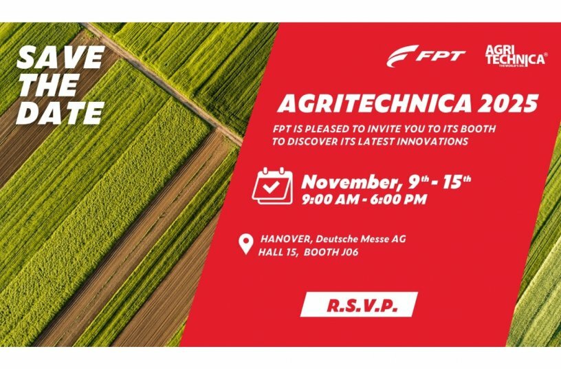 FPT auf dem weg zur AGRITECHNICA 2025: Ein umfassendes Angebot für die Landwirtschaft von heute und Morgen, mit neuen Kundenankündigungen als Highlight der Markenpräsenz<br>BILDQUELLE: FPT Industrial S.p.A.