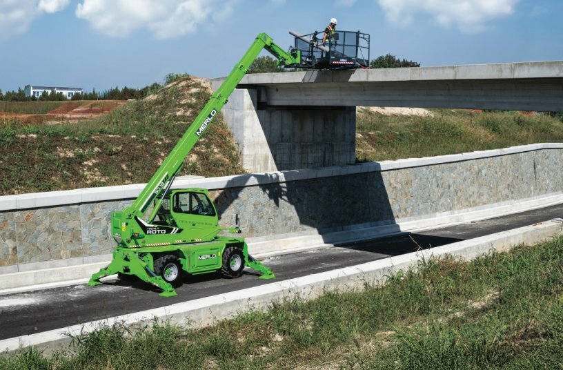 Merlo introduces ROTO16 and ROTO18: innovation, performance and operating comfort in compact rotating telehandlers<br>IMAGE SOURCE: Merlo SpA