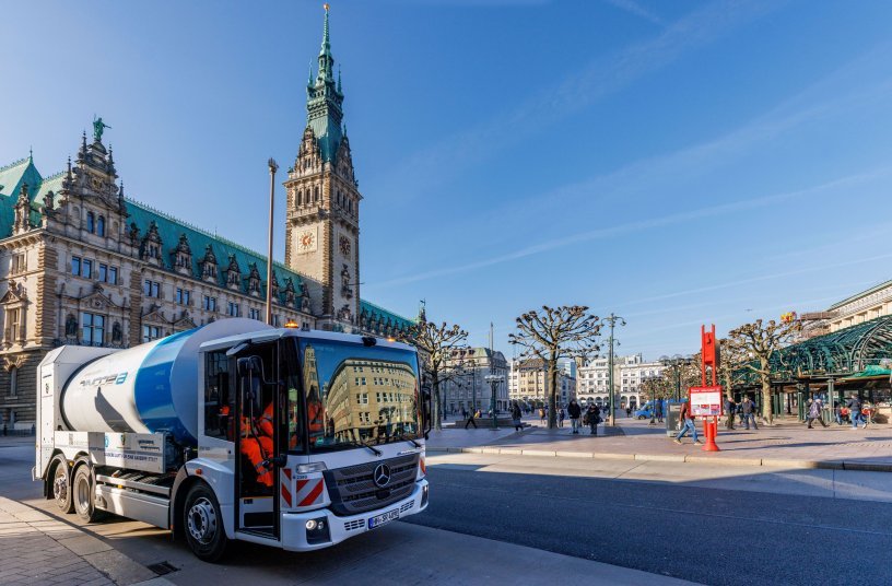 eEconic Stadtreinigung Hamburg<br>BILDQUELLE: Daimler Truck AG