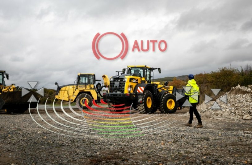 Wheel loader – Assistance & Safety<br>IMAGE SOURCE: Komatsu