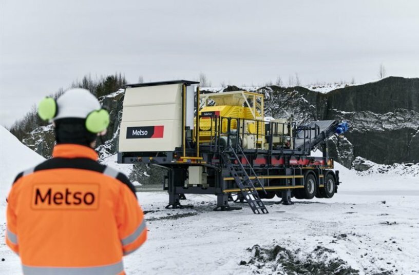 Metso launches Nordwheeler portable crusher for manufactured sand production<br>IMAGE SOURCE: Metso