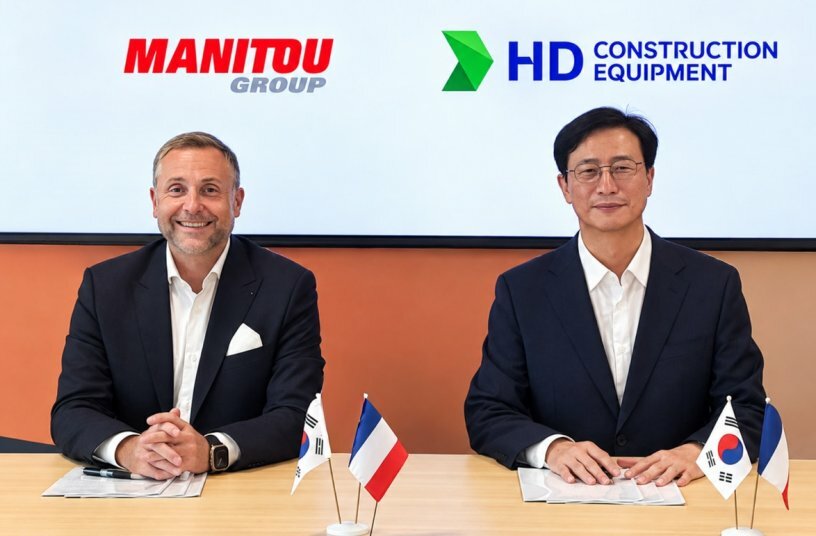 Manitou 集团与 HD Construction Equipment 签署交叉分销协议，2030 年贡献约 5% 销售