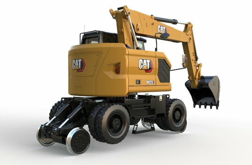 Caterpillar M323 rendering<br>IMAGE SOURCE: Caterpillar