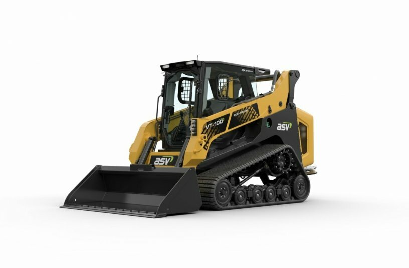 The new VT-100 compact track loader is a vertical lift machine that excels in loading and grading applications.<br>IMAGE SOURCE: ASV