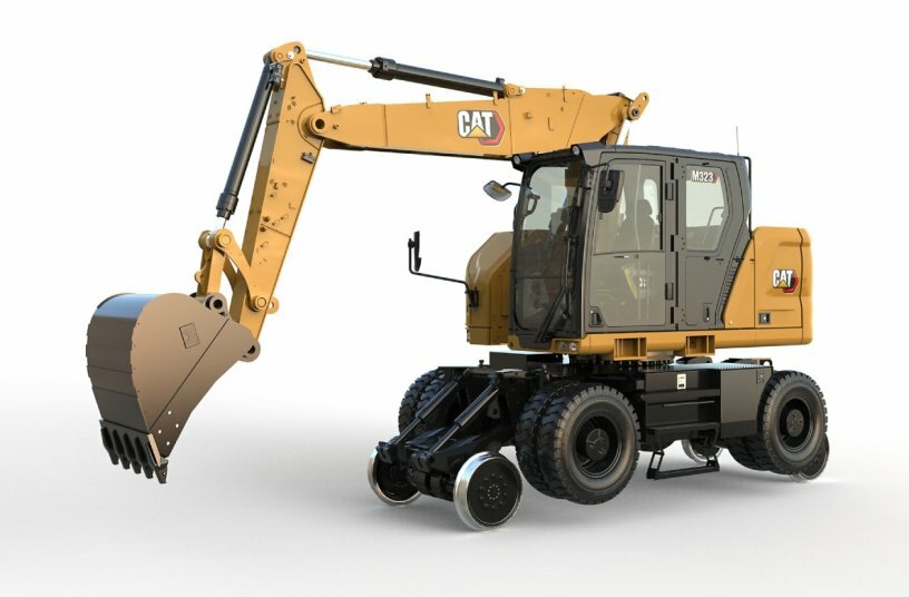 Caterpillar M323 rendering<br>IMAGE SOURCE: Caterpillar