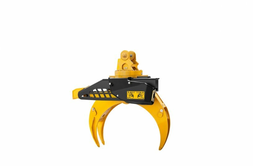 Grapple Saw Adds Versatility<br>IMAGE SOURCE: Tigercat