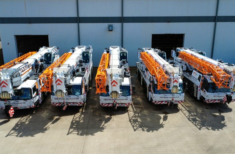 The latest Grove all-terrain crane additions for UK company J&D Pierce.<br>IMAGE SOURCE: Manitowoc