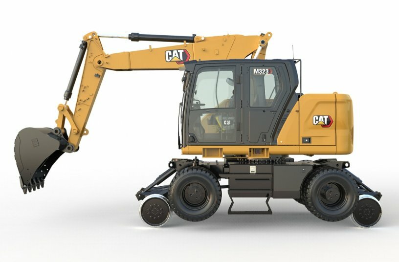 Caterpillar M323 rendering<br>IMAGE SOURCE: Caterpillar