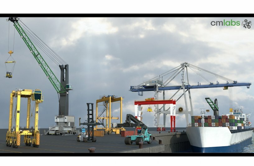CM Labs to Unveil Revolutionary Intelligent Training System Set to Redefine Port Operator Training at TOC Europe 2024<br>IMAGE SOURCE: CM Labs Simulations Inc.