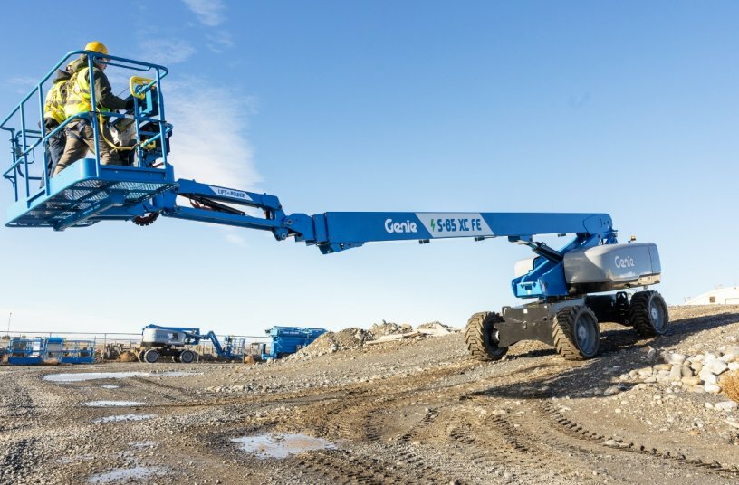 Genie präsentiert seine neuesten Scheren- und Teleskoparbeitsbühnen auf den Innovationstagen in Hohenroda am 10. und 11. September<br>BILDQUELLE: Genie