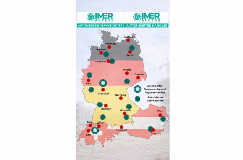IMER expands service and sales network for aerial work platforms in the DACH region<br>IMAGE SOURCE: Imer