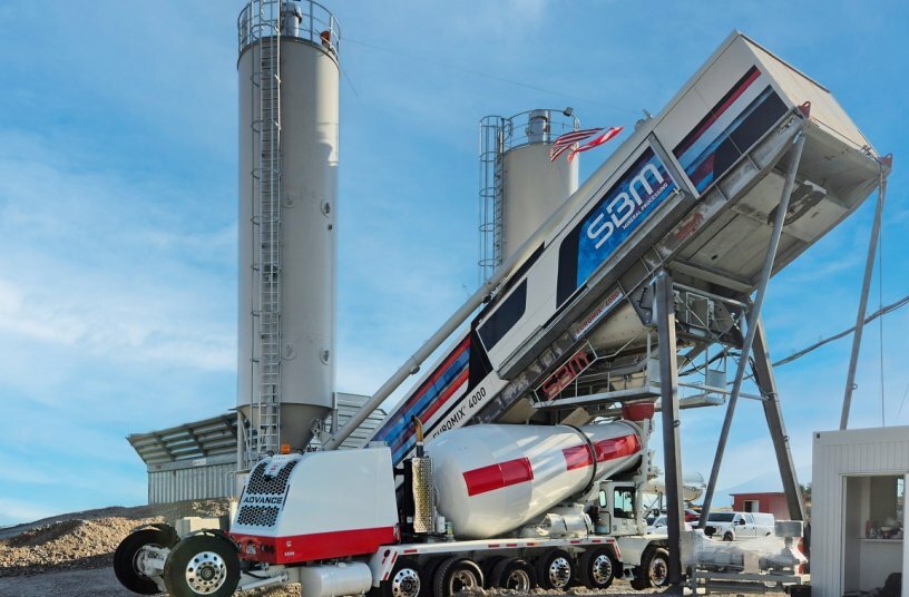 SBM has also been present in North America with its mobile EUROMIX concrete mixing plants for a good two years now. The top-of-the-range EUROMIX 4000 model will be on display in Las Vegas.<br>IMAGE SOURCE: SBM Mineral Processing