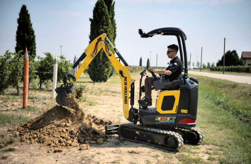 New Holland Construction E15X<br>IMAGE SOURCE: Curious Plot; New Holland Construction