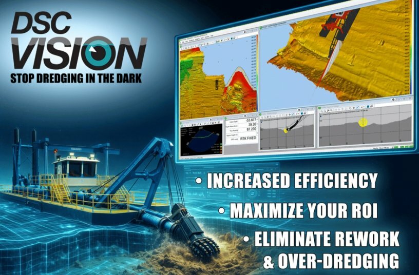 From Working In the Dark to Real-Time Visibility<br>IMAGE SOURCE: DSC Dredge LLC