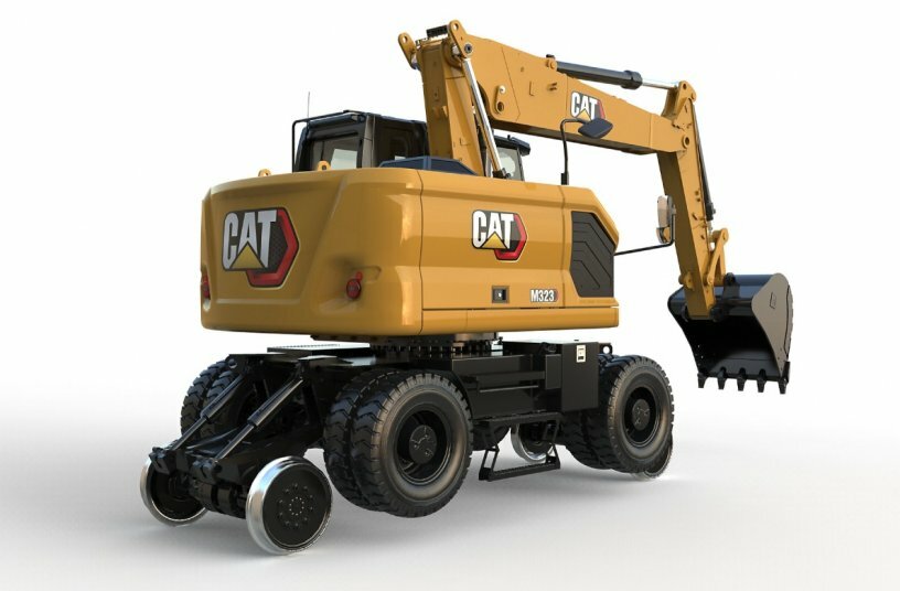 Caterpillar M323 rendering<br>IMAGE SOURCE: Caterpillar