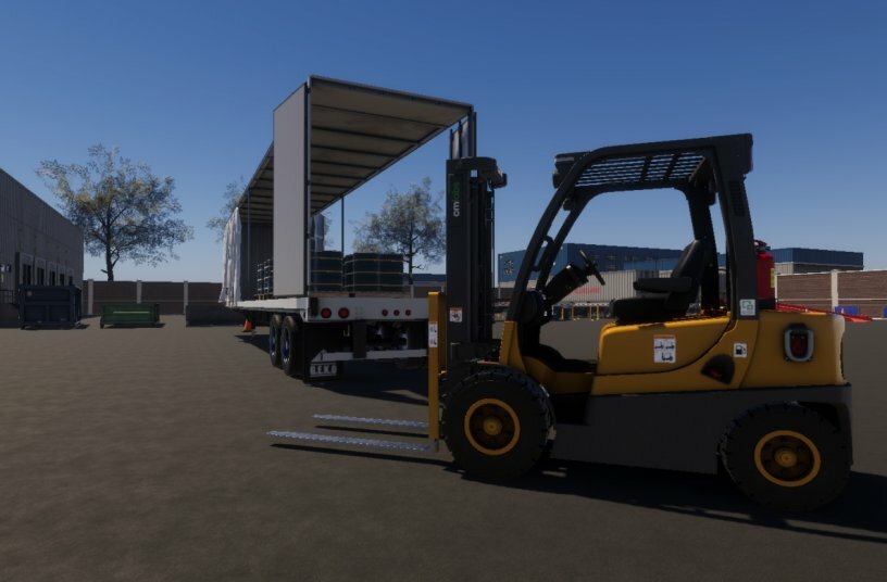 CM Labs Launches Industry’s Most Advanced Forklift Safety Simulation Training Solution<br>IMAGE SOURCE: CM Labs Simulations Inc.