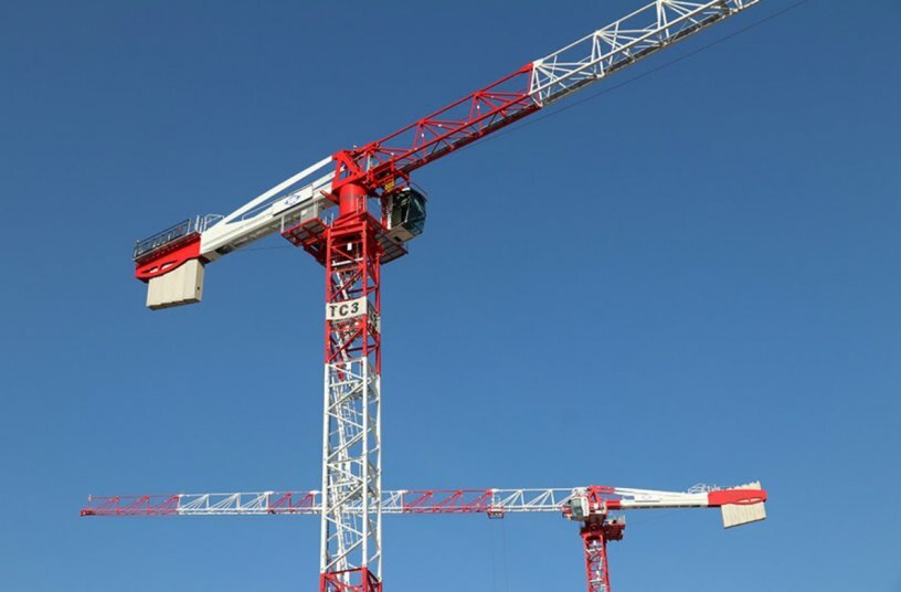 Potain cranes<br>IMAGE SOURCE: MANITOWOC COMPANY, INC.