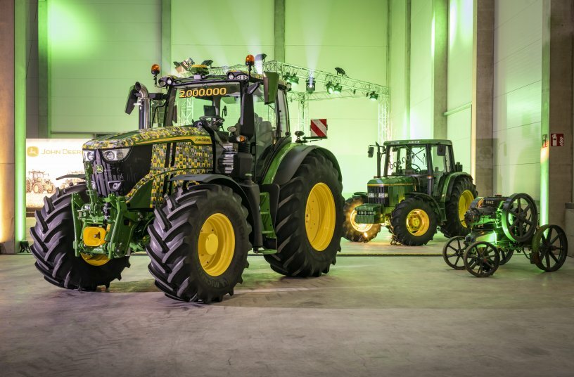 John Deere marks two million Mannheim tractor<br>IMAGE SOURCE: John Deere